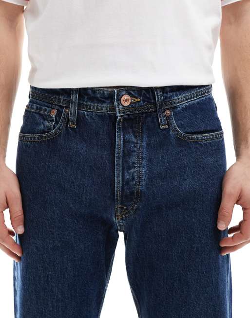 Jack & Jones - Chris - Jeans dritti lavaggio blu scuro , 4 di 5