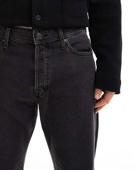 Jack & Jones - Chris - Jeans dritti nero slavato , 5 di 5