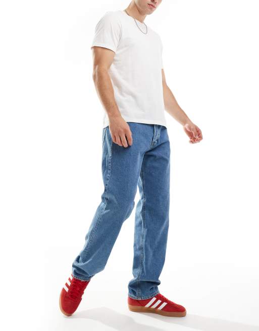 Jack & Jones - Chris - Jeans med lige ben i mellemblå vask , 2 af 5