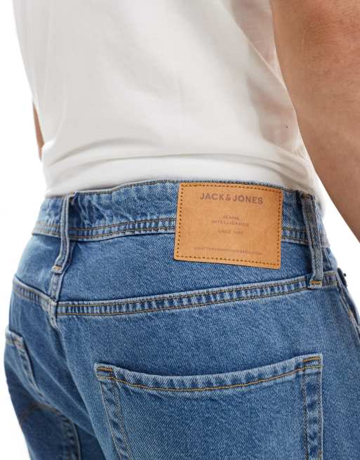 Jack & Jones - Chris - Jeans med lige ben i mellemblå vask , 4 af 5