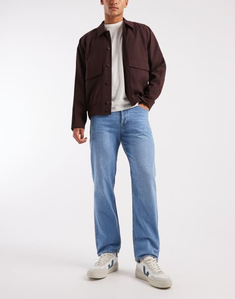 Jack & Jones – Chris – Ljusblå, avslappnade jeans - view 1