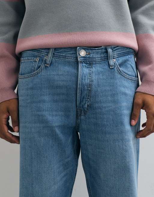 Jack & Jones – Chris – Ljusblå, avslappnade jeans , 4 av 5
