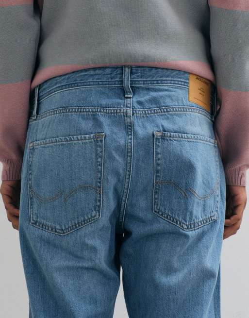 Jack & Jones – Chris – Ljusblå, avslappnade jeans , 5 av 5