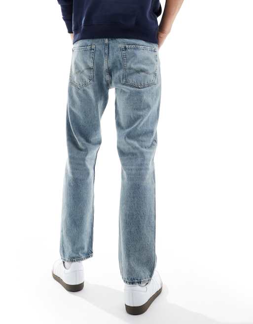 Jack & Jones – Chris – Ljusblå, styva och raka jeans i vintagestil, 3 av 5