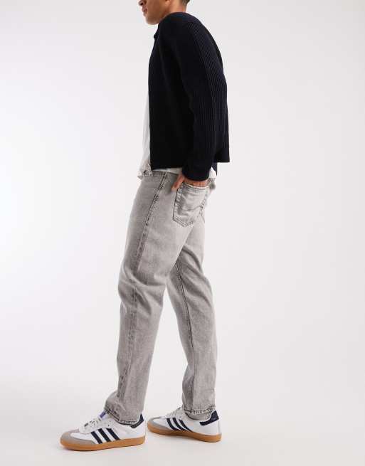 Jack & Jones – Chris – Ljusgrå, raka jeans, 2 av 5
