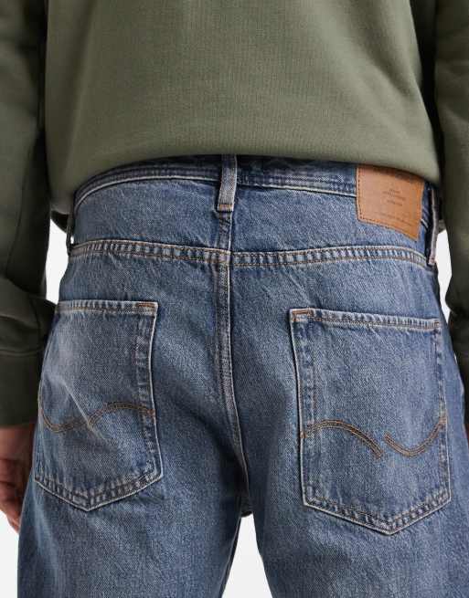 Jack & Jones – Chris – Niebieskie jeansy o prostym kroju, 4 z 5