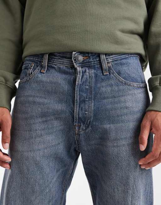 Jack & Jones – Chris – Niebieskie jeansy o prostym kroju, 5 z 5