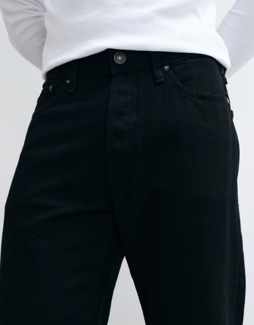 Jack & Jones Chris raka jeans i svart, 4 av 5