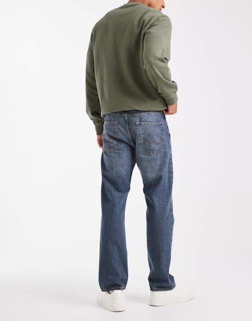 Jack & Jones - Chris - Rechte jeans in middenblauw, 2 van 5