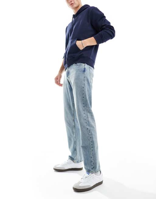 Jack & Jones - Chris - Rechte stugge jeans in vintage lichtblauw, 2 van 5
