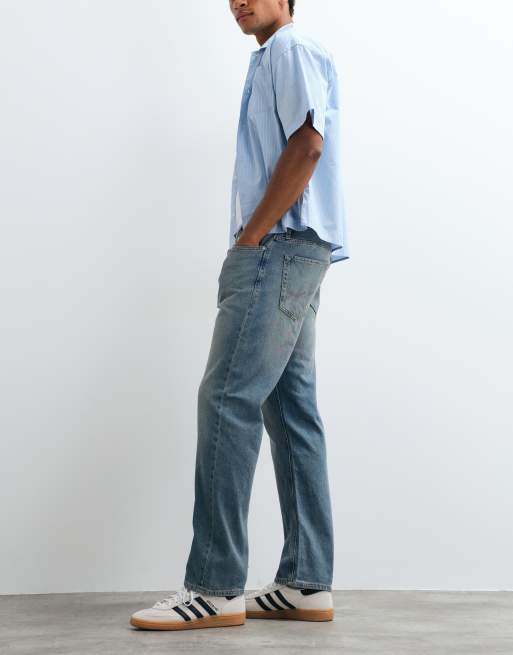 Jack & Jones Chris relaxed fit jeans in light blue wash, 3 of 5