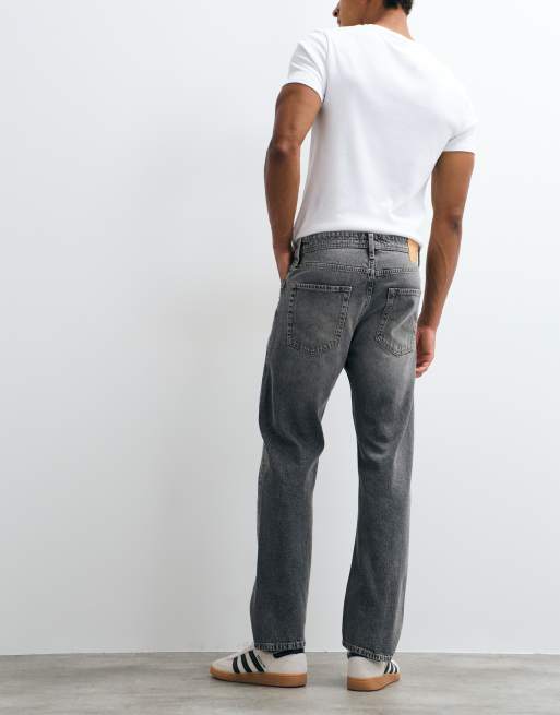 Jack & Jones Chris relaxed fit jeans in light gray wash, 3 of 5