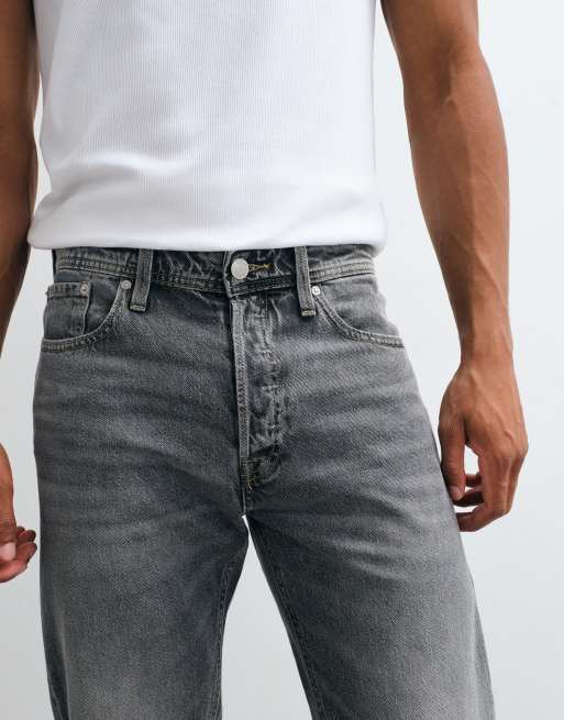 Jack & Jones Chris relaxed fit jeans in light gray wash, 4 of 5