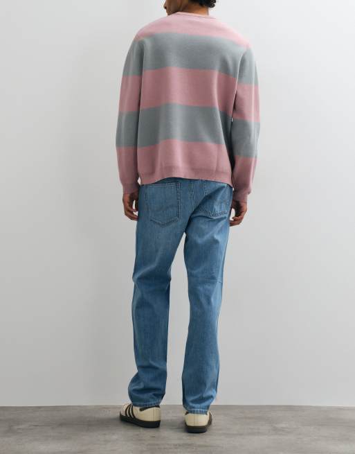 Jack & Jones - Chris - Ruimvallende denim jeans in lichtblauw met wassing , 2 van 5