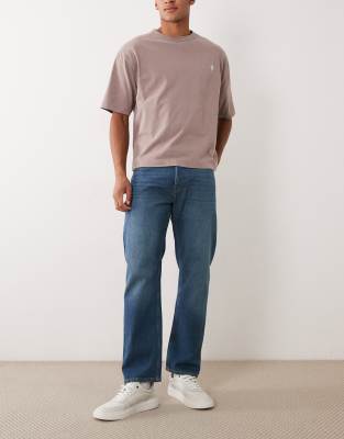 Jack & Jones Chris Straight Fit Jeans In Blue