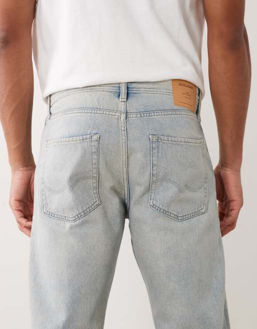 Jack & Jones Chris straight fit jeans in light blue, 5 of 5