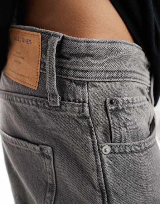 Jack & Jones chris straight jean in gray wash
