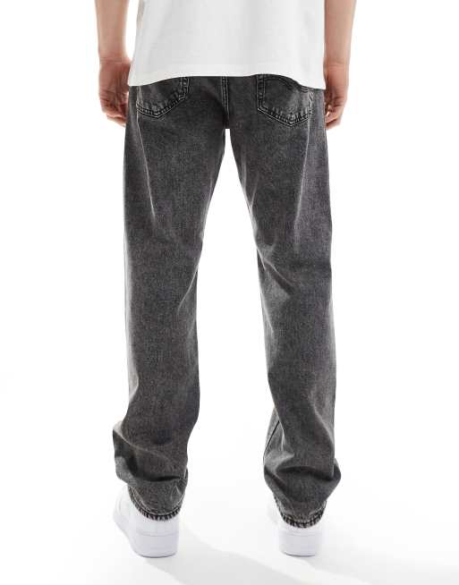 Jack & Jones Chris straight jean in washed grey , 3 of 5