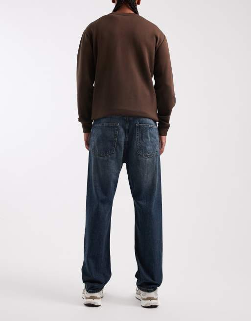 Jack & Jones – Chris – Straight Jeans in Dunkelblau, 2 von 5