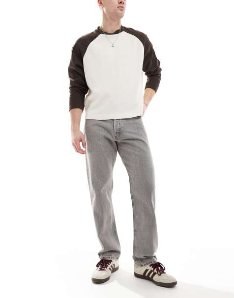 Jack & Jones Chris straight jeans in grey wash - view 1