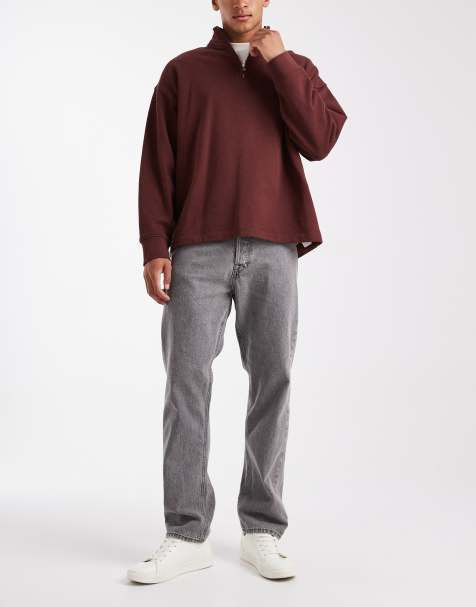 Jack & Jones Chris straight jeans in grey - view 1