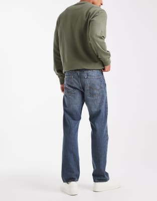 Jack & Jones Chris Straight Jeans In Blue