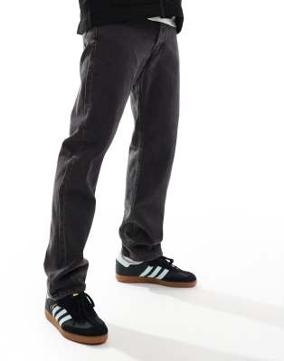Chris - Straight Jeans in verwaschenem Schwarz Schwarz W29 L32