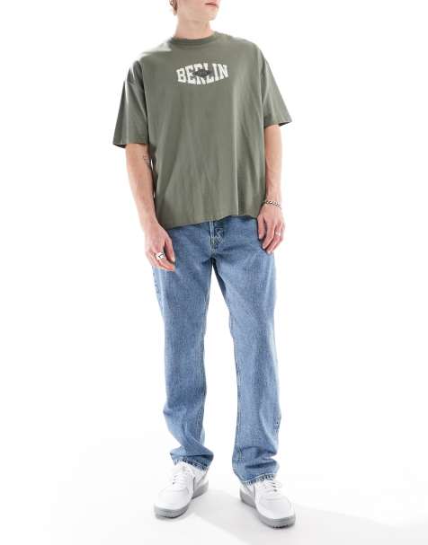 Jack & Jones – Chris – Straight Jeans in Vintage-Blau - view 1