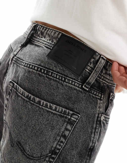 Jack & Jones Chris straight jeans in washed grey , 4 of 5
