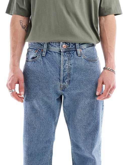 Jack & Jones - Chris - Jean droit - Bleu vintage