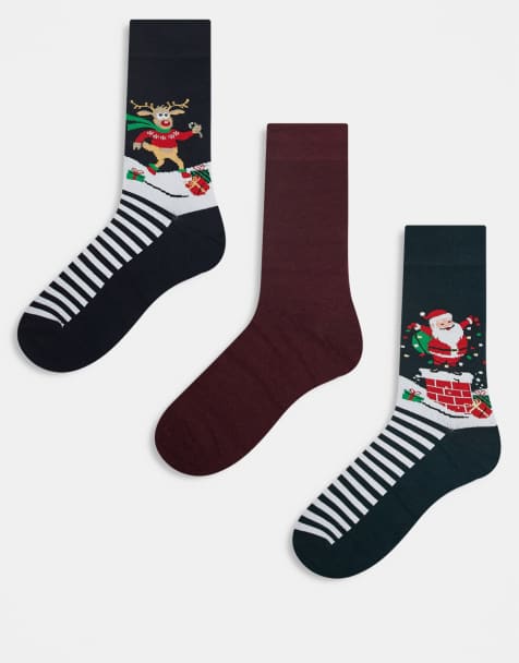 Jack & Jones christmas sock giftbox in black - view 1