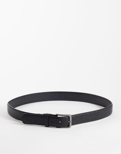 Jack & Jones - Cintura in pelle nera - view 1