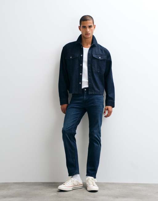 Jack & Jones – Clark – Ciemnoniebieskie jeansy o regularnym kroju, 3 z 5