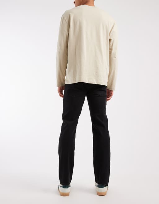 Jack & Jones – Clark – Gerade geschnittene Jeans in Schwarz, 2 von 5