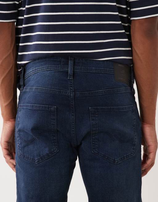 Jack & Jones – Clark – Jeans in Dunkelblau mit regulärer Passform, 5 von 5