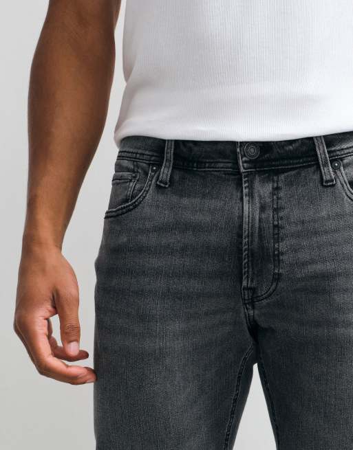 Jack & Jones - Clark - Jeans regular nero slavato, 4 di 5