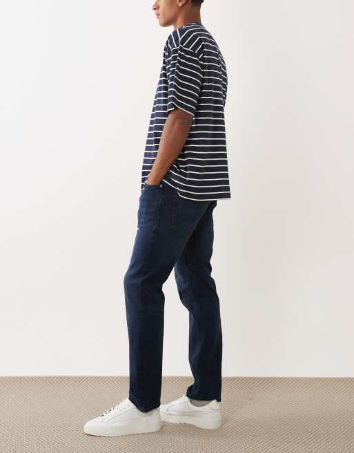 Jack & Jones - Clark - Regular-fit jeans in donkerblauw, 2 van 5