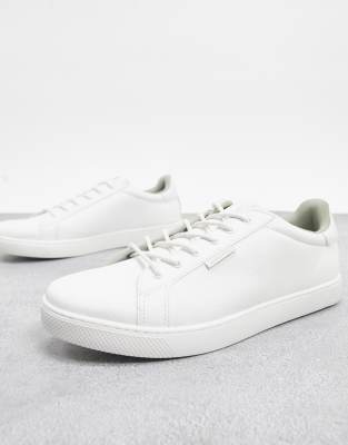 asos white leather trainers