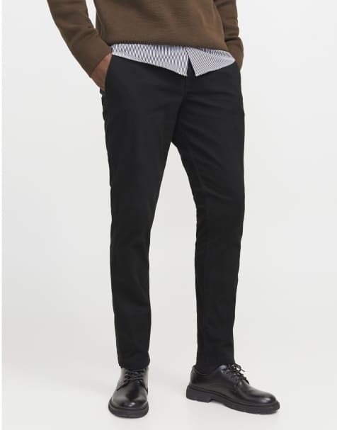 Jack & Jones Classic trousers in black