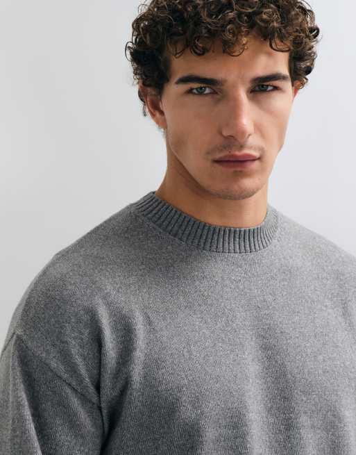 Jack & Jones cloud knit jumper in grey, 3 of 5