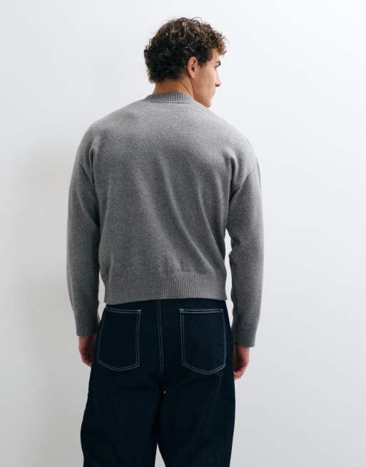 Jack & Jones cloud-knit trui in grijs, 5 van 5