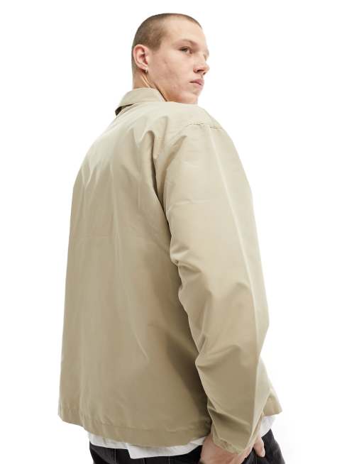 Beige shop coach jacket