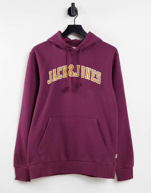 Jack and best sale jones burgundy hoodie