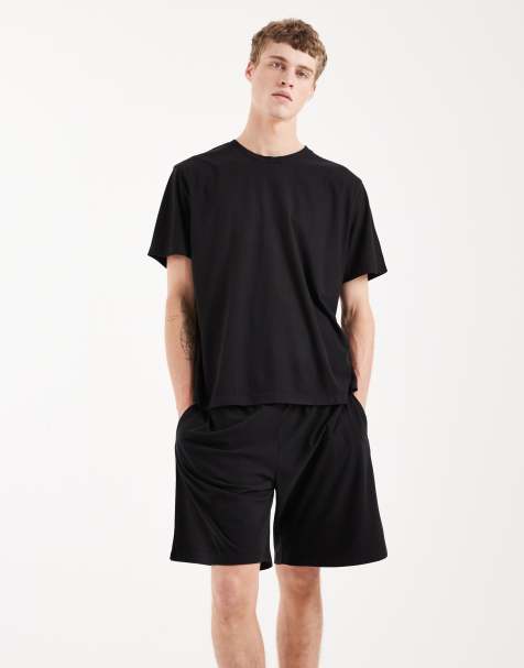 Jack & Jones - Completo da casa con pantaloncini e t-shirt nero - view 1