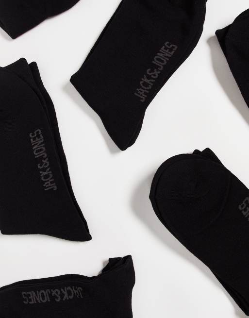 Jack & Jones - Confezione da 10 paia di calzini con logo neri, 4 di 4