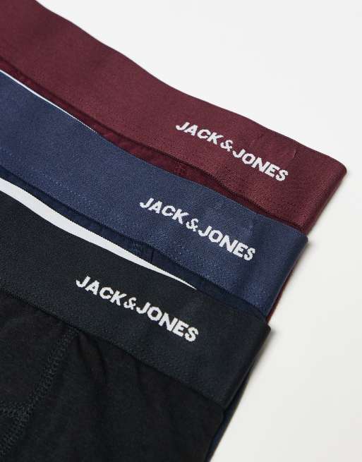 Jack & Jones - Confezione da 3 boxer aderenti multicolore in bamboo, 2 di 3
