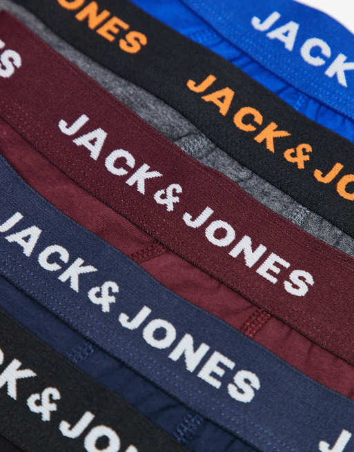 Jack & Jones - Confezione da 5 boxer aderenti blu navy misti, 3 di 3