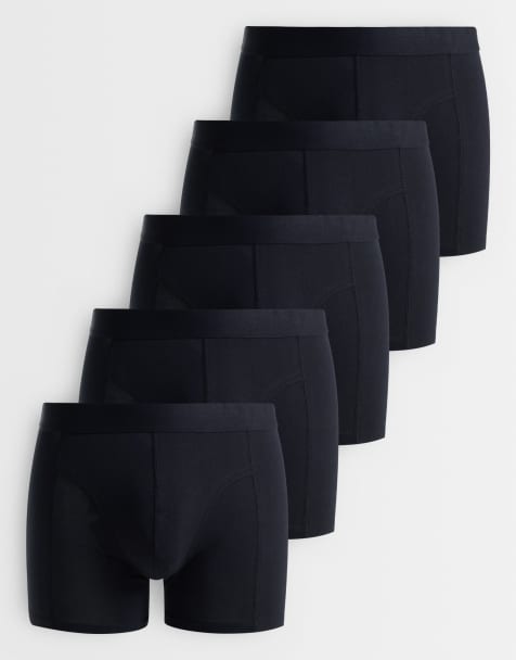 Jack & Jones - Confezione da 5 boxer aderenti neri - view 1