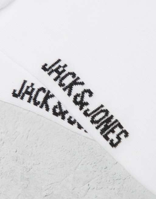 Jack & Jones - Confezione da 5 calzini da tennis bianchi multicolore , 3 di 4