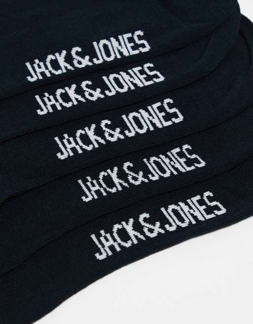 Jack & Jones - Confezione da 5 paia di calzini blu navy , 2 di 4